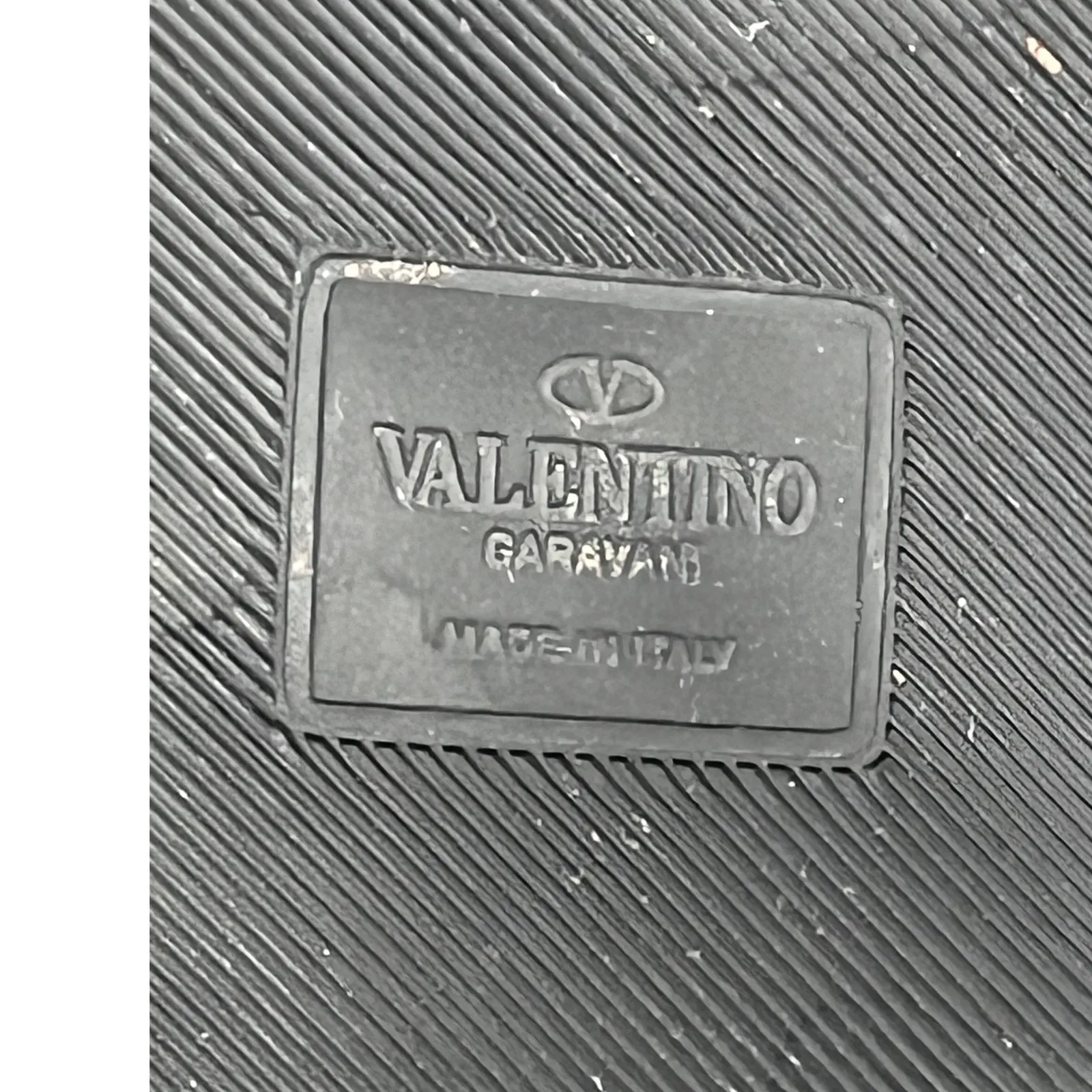 Valentino‎ Garavani Rockstud Black Rubber Slides Sandals Made in Italy - Image 7