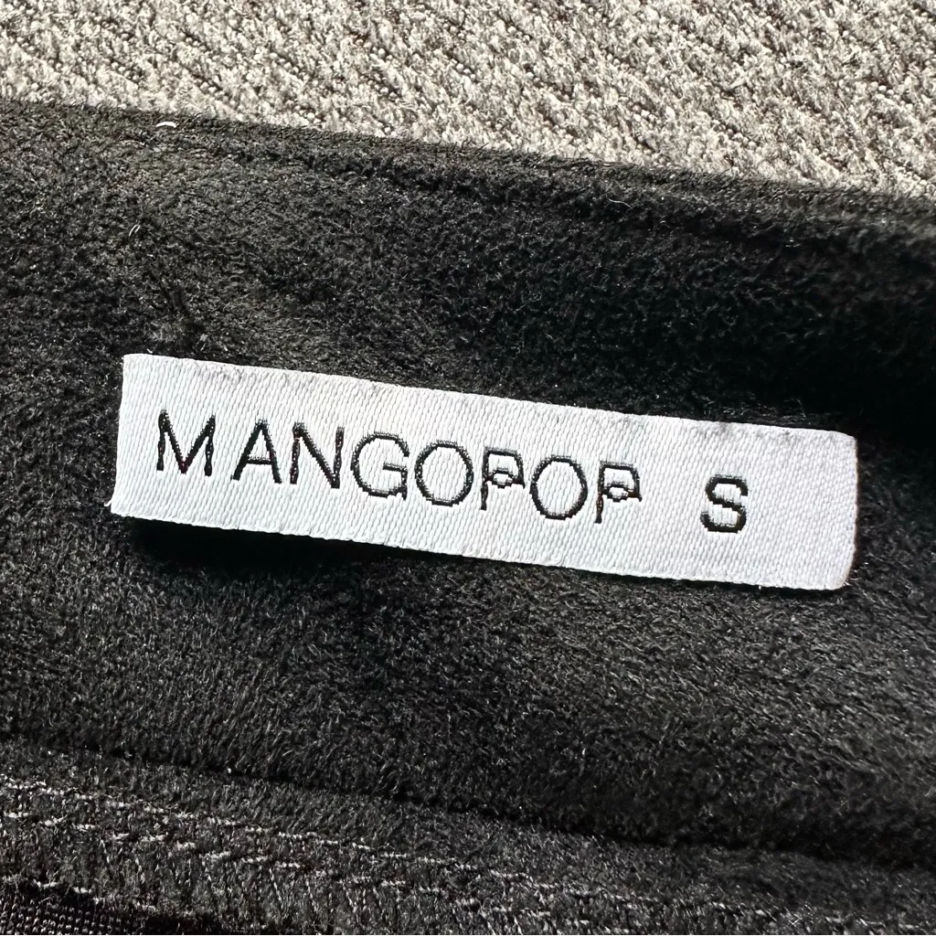 Mangopop Mini Faux Suede High Waist Women’s Skirt Small - Image 8