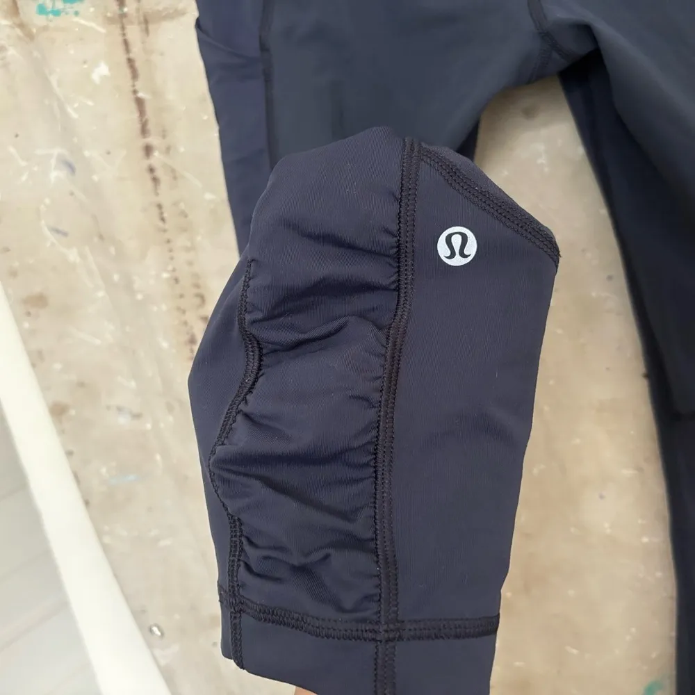 Lululemon Pace Rival Crop, True Navy - Image 4