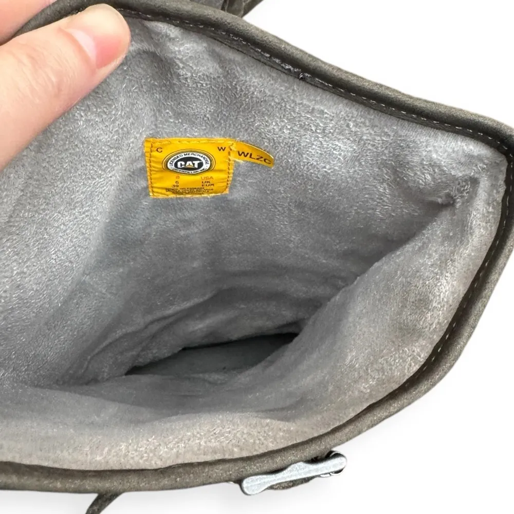 CAT Corrine Canvas Leather Tall Boots - Image 11