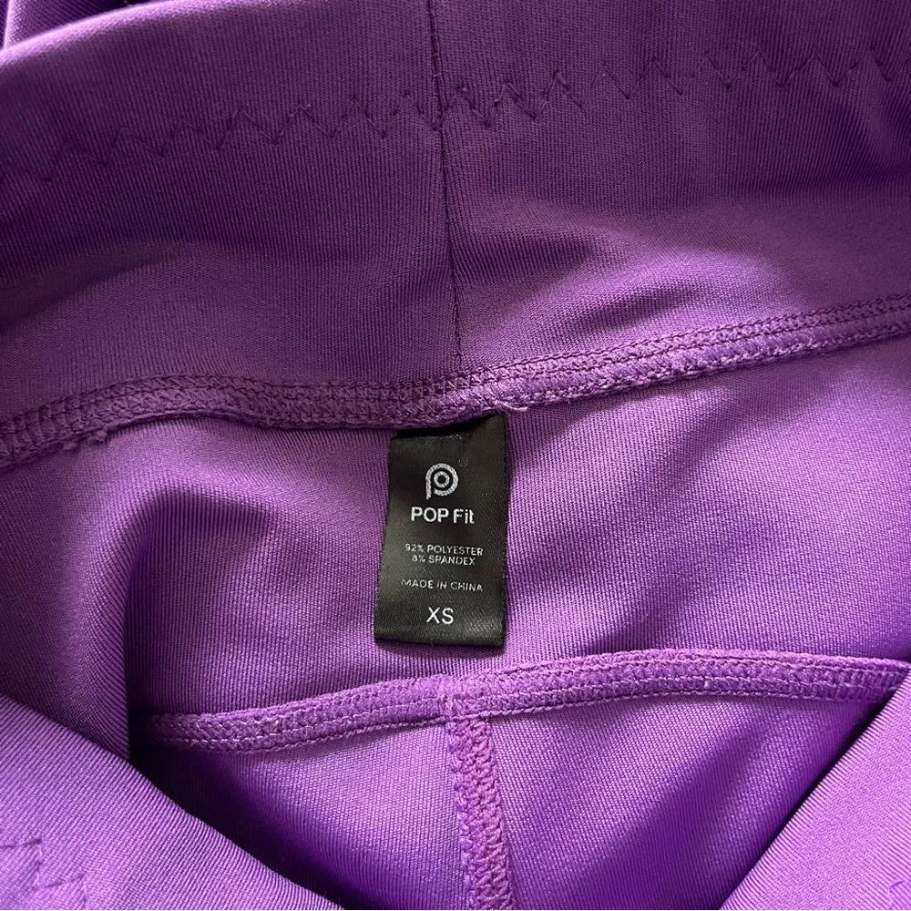 Pop Fit Women's Purple Side Pocket Stella Activewear Leggings Size XS - Image 10