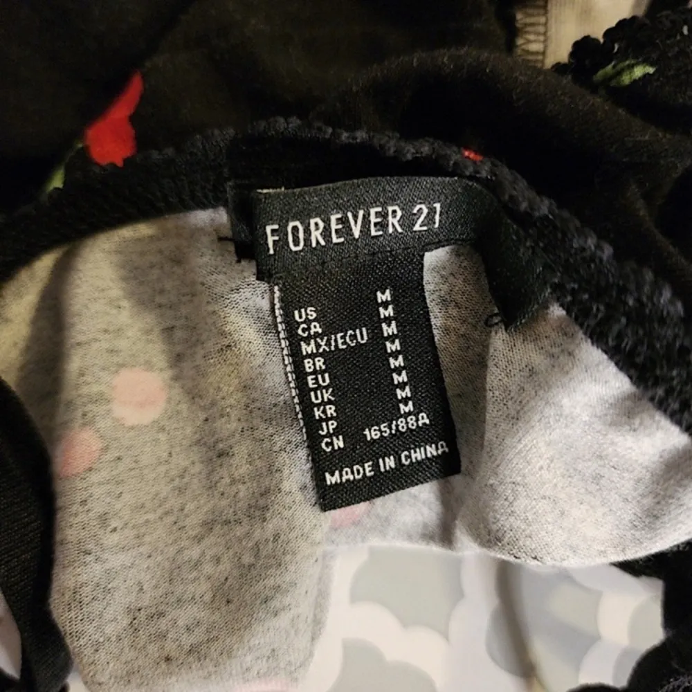 Black & Red Cherry Tank Top - Image 3