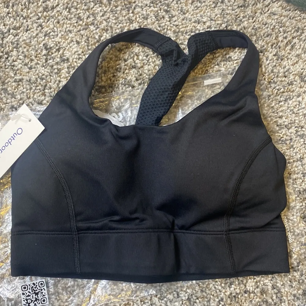 Outdoor Voices Doing Things Thrive Bra In Black XXS NWT - Image 4