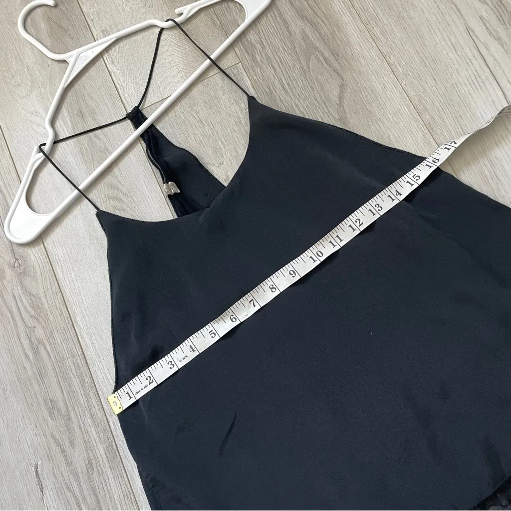 Free People Tank Top racerback flowy layered womens Black (xsmall) contemporary - Image 3