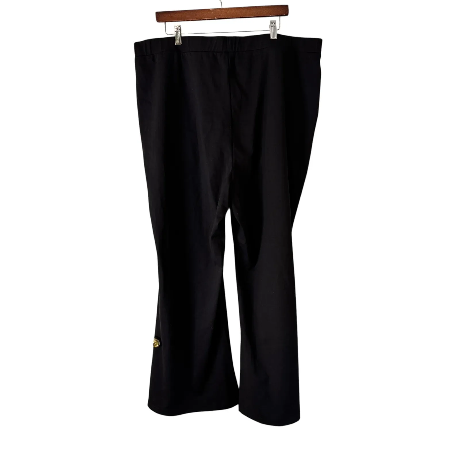 Agnes Orinda Wide Leg Trousers Career Dress Pants Plus Size 3X Black Size undefined - Image 7