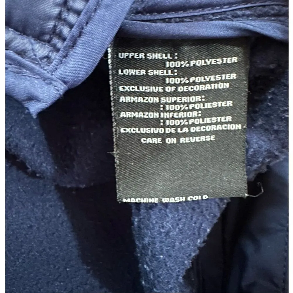 NFL team apparel women’s Patriots zip up fleece jacket sz L - Image 8