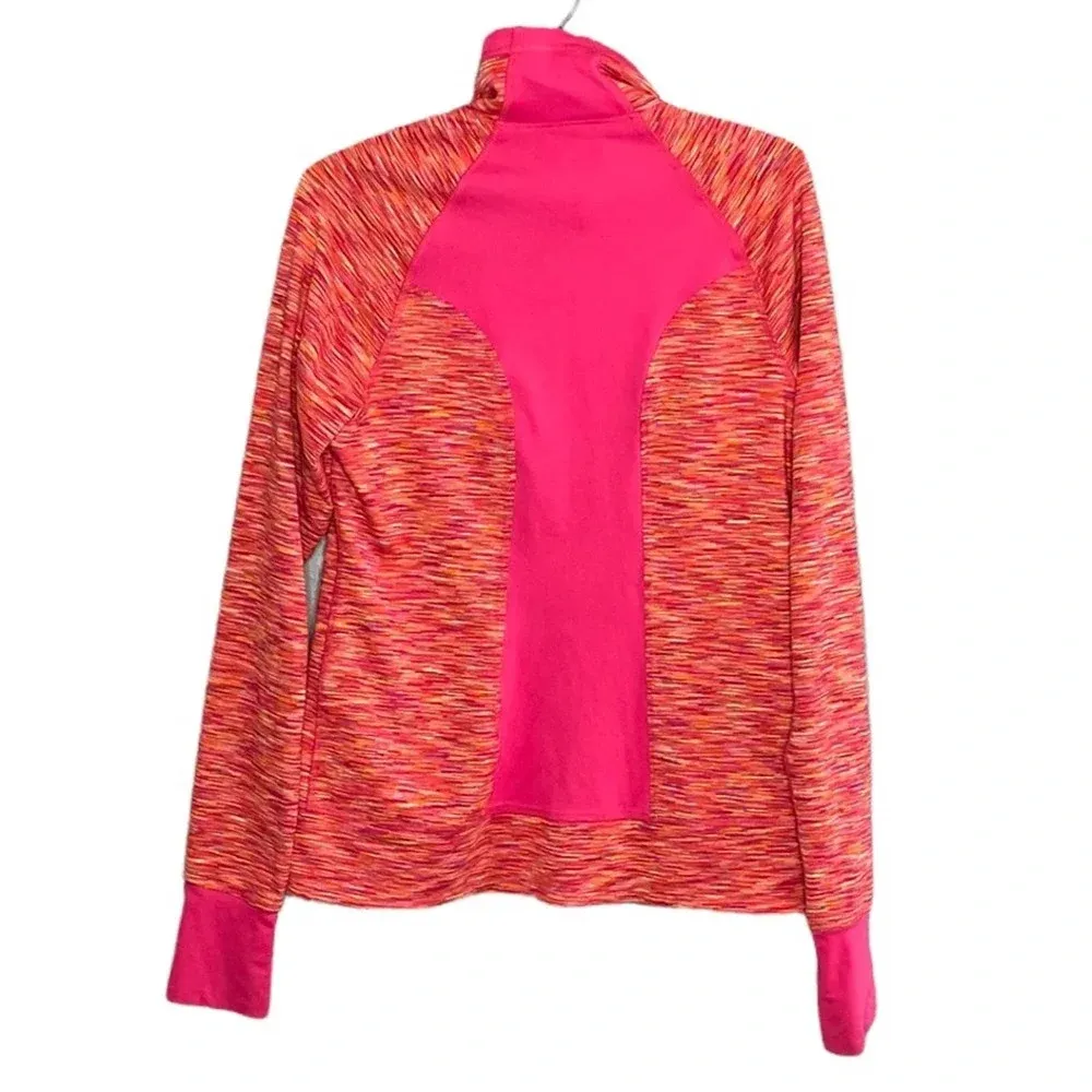 Moving Comfort Women’s Pink Striped Active Jacket Size Medium - Image 6