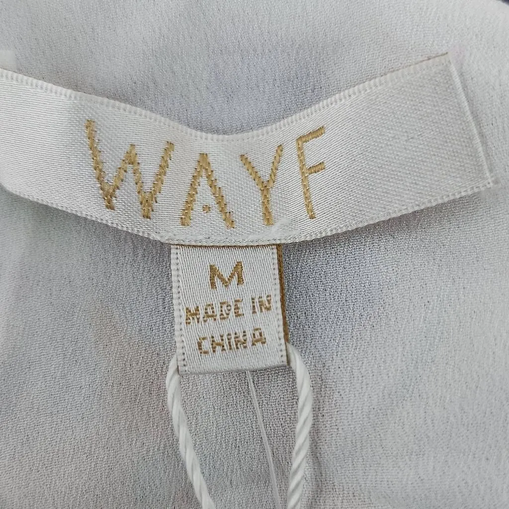 Wayf One Shoulder Floral Chiffon Mini Dress NWT Size Medium Wedding Guest Dress - Image 8