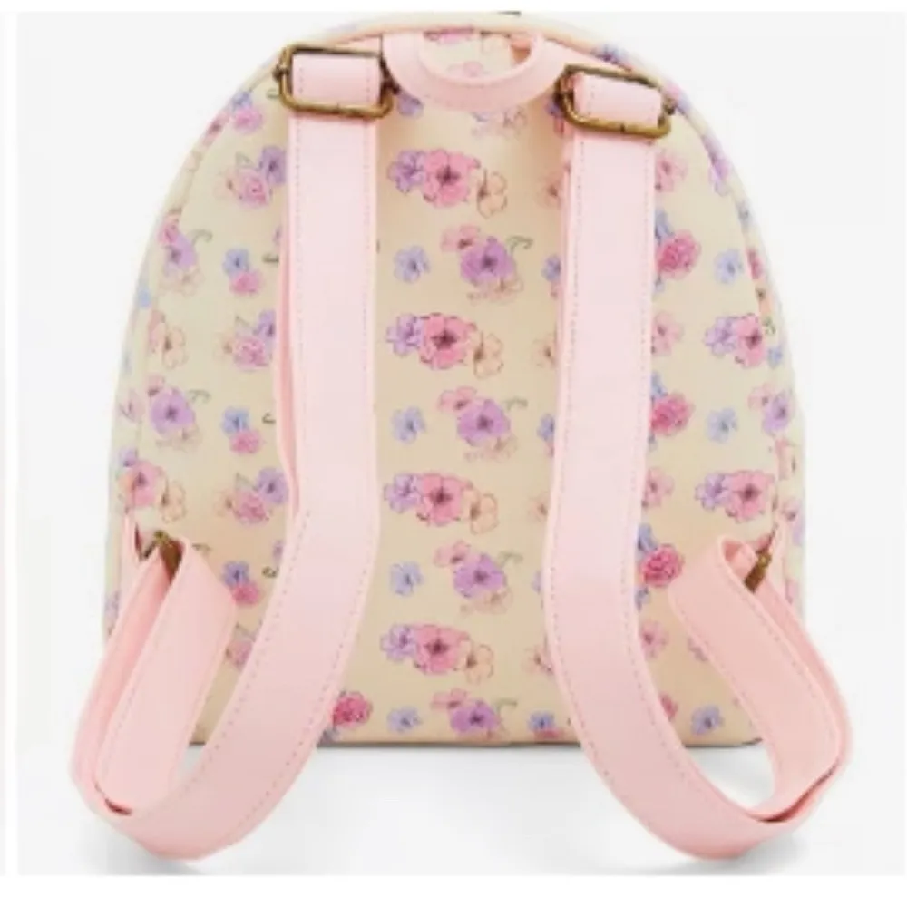 Loungefly x Disney mini backpack Aristocrats Color Cream & Floral NWT - Image 3