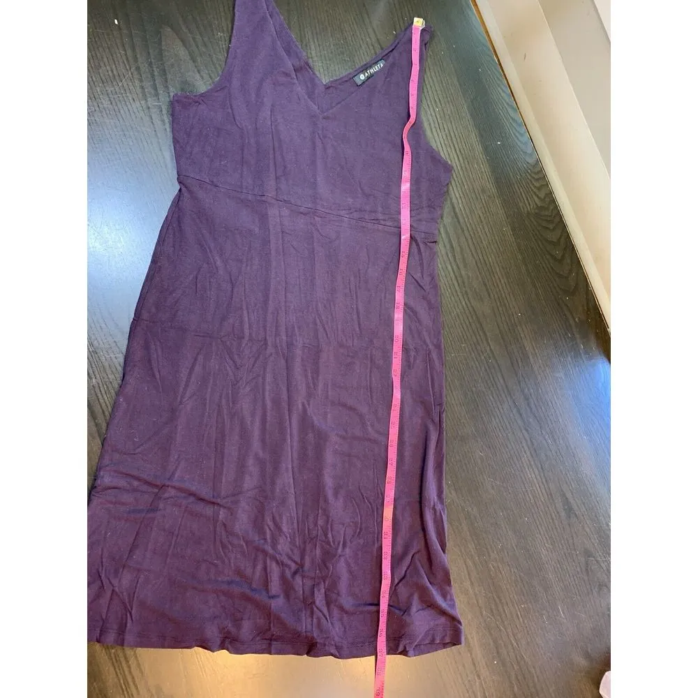 Athleta Sleeveless Tank Sheath Dress‎ Women's Medium Pullover Stretch FLAWS - Image 10
