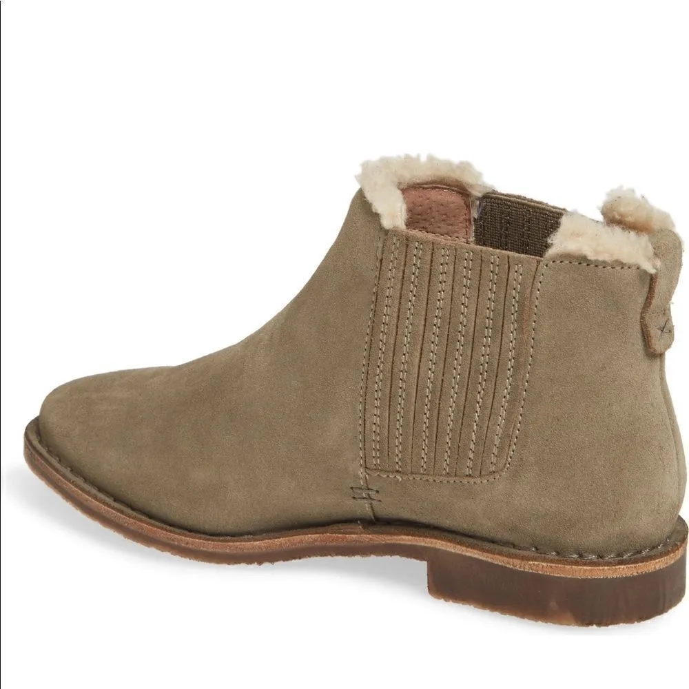 SEYCHELLES Pool Cozy Suede Fur Bootie, Ankle Bootie, Tan/Brown, Size 10, NWT - Image 11