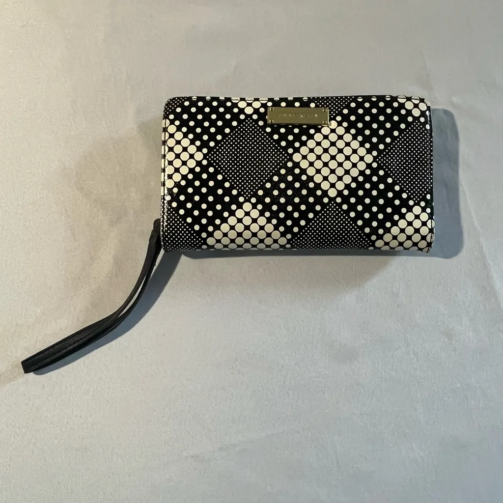 Anne Klein Geometric/Polka Dot Pattern Wristlet/Wallet - Image 2