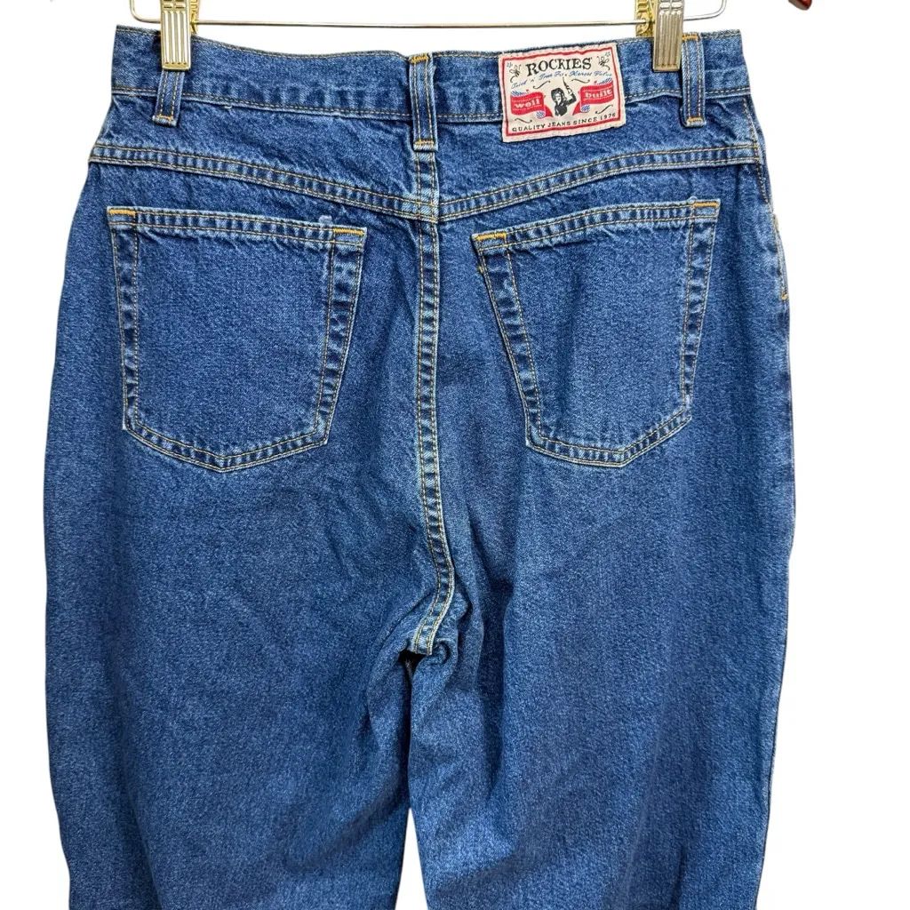 Vintage Rockies Jeans Size 33/15 Blue Denim - Image 5