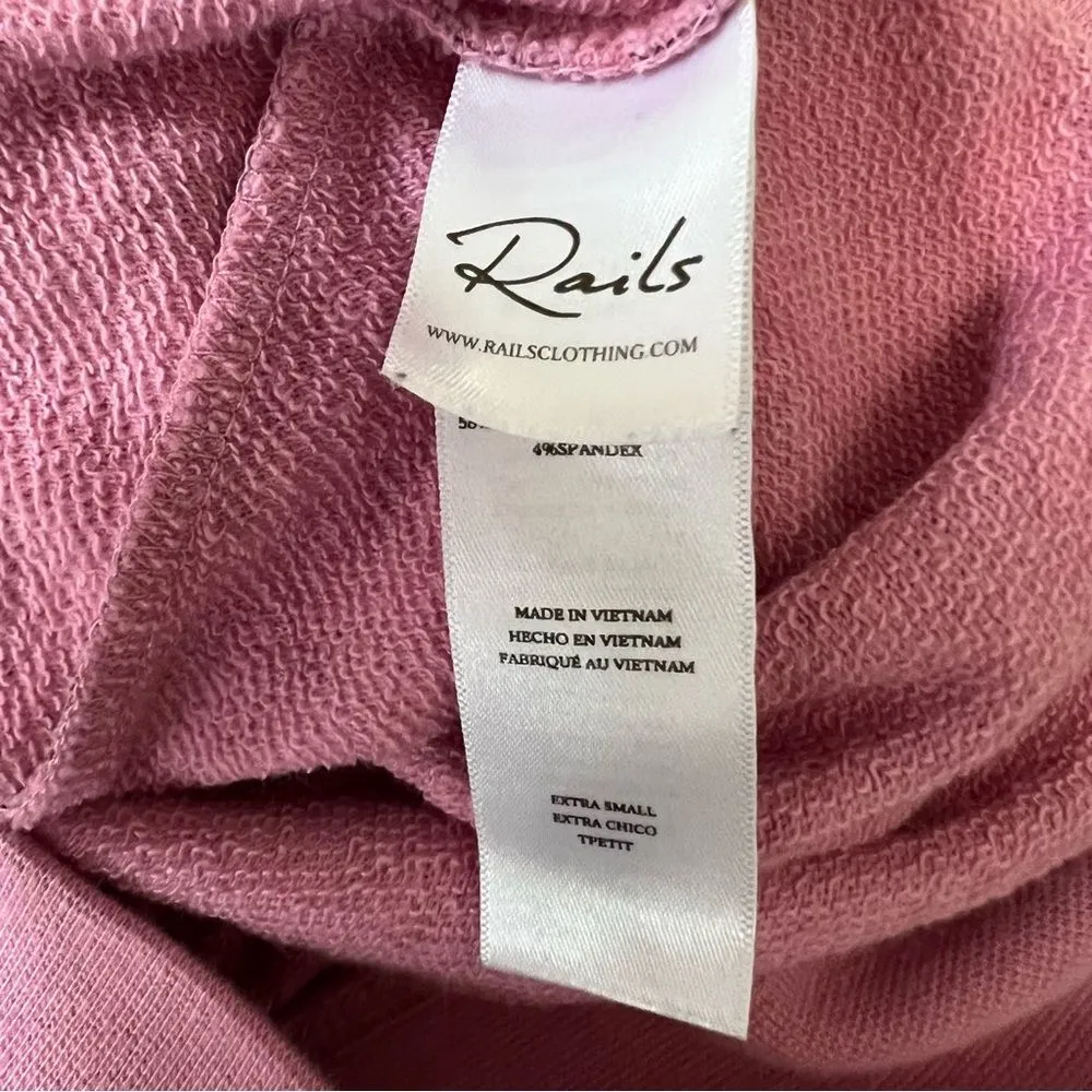 Rails Ramona Jaguar-Print Sweatshirt NWT XS – Pink & Black - Image 8