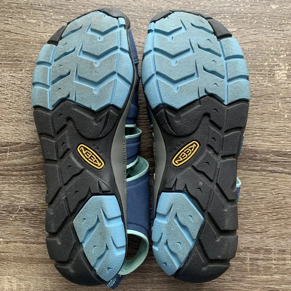 KEEN Newport Waterproof Sandals Hiking Trail Shoes Womens 7 Blue - Image 8