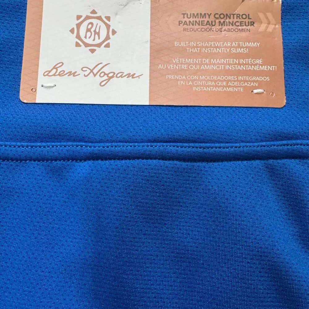 BEN HOGAN Solid Ventilated Skort Golf Tennis Athletic Princess Blue NWT Large - Image 6