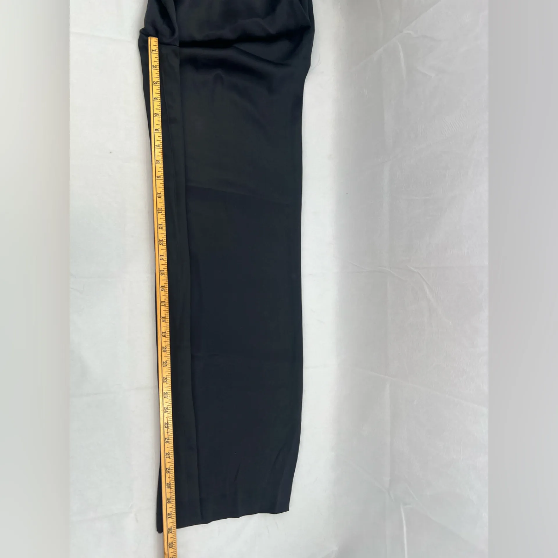 Escada Silk Dress Pants 38 Black - Image 7