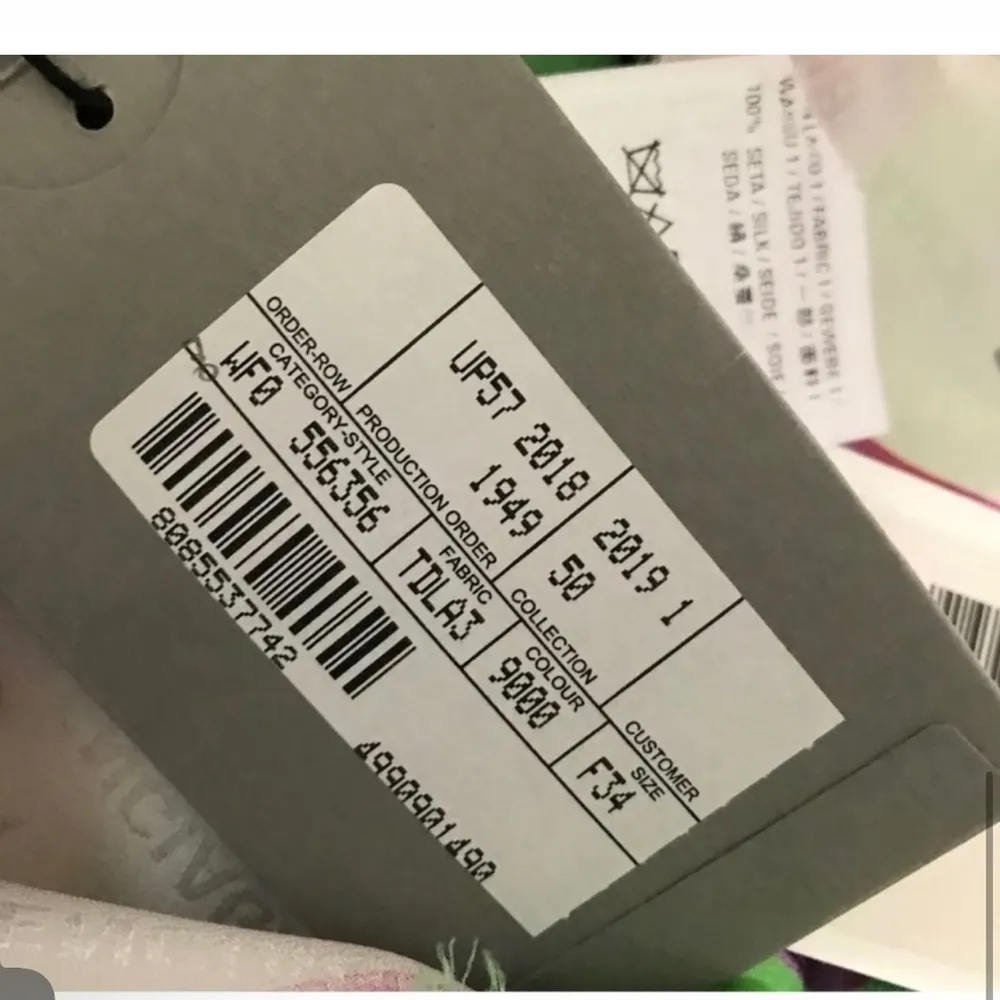 NWOT balenciaga watercolor silk dress - Image 11