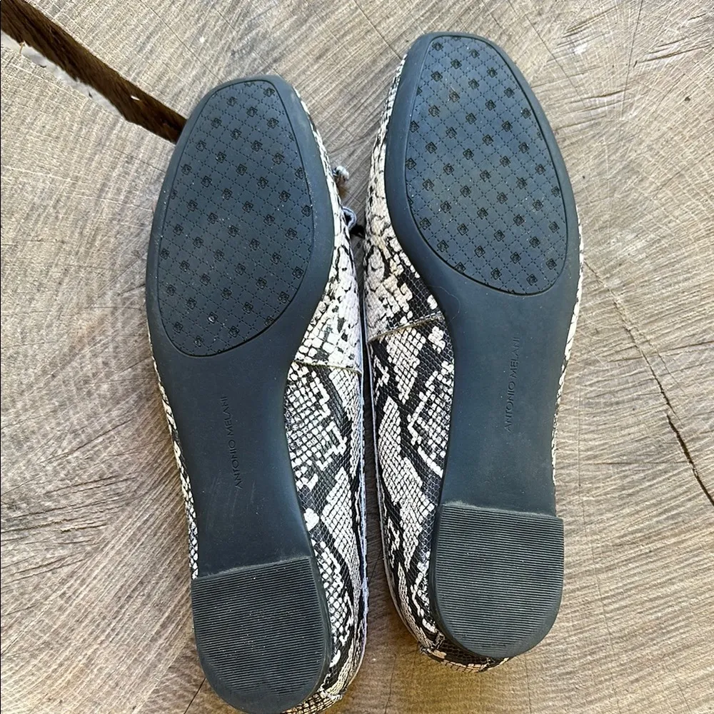 Antonio Melani Snakeskin Ballet Flats size 9 - Image 2