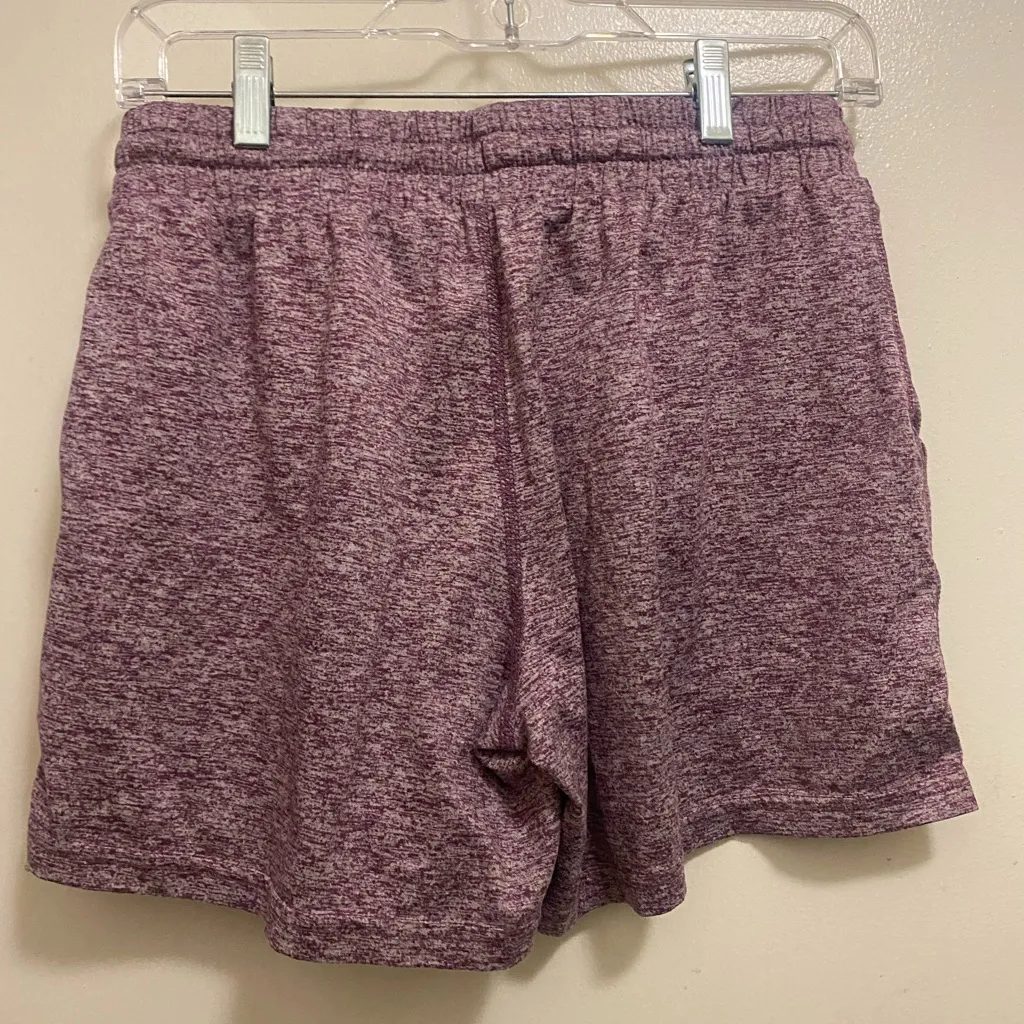 Pacific Trail Womens Pull In Athletic Lounge Shorts S Small Purple & Gray - Image 3