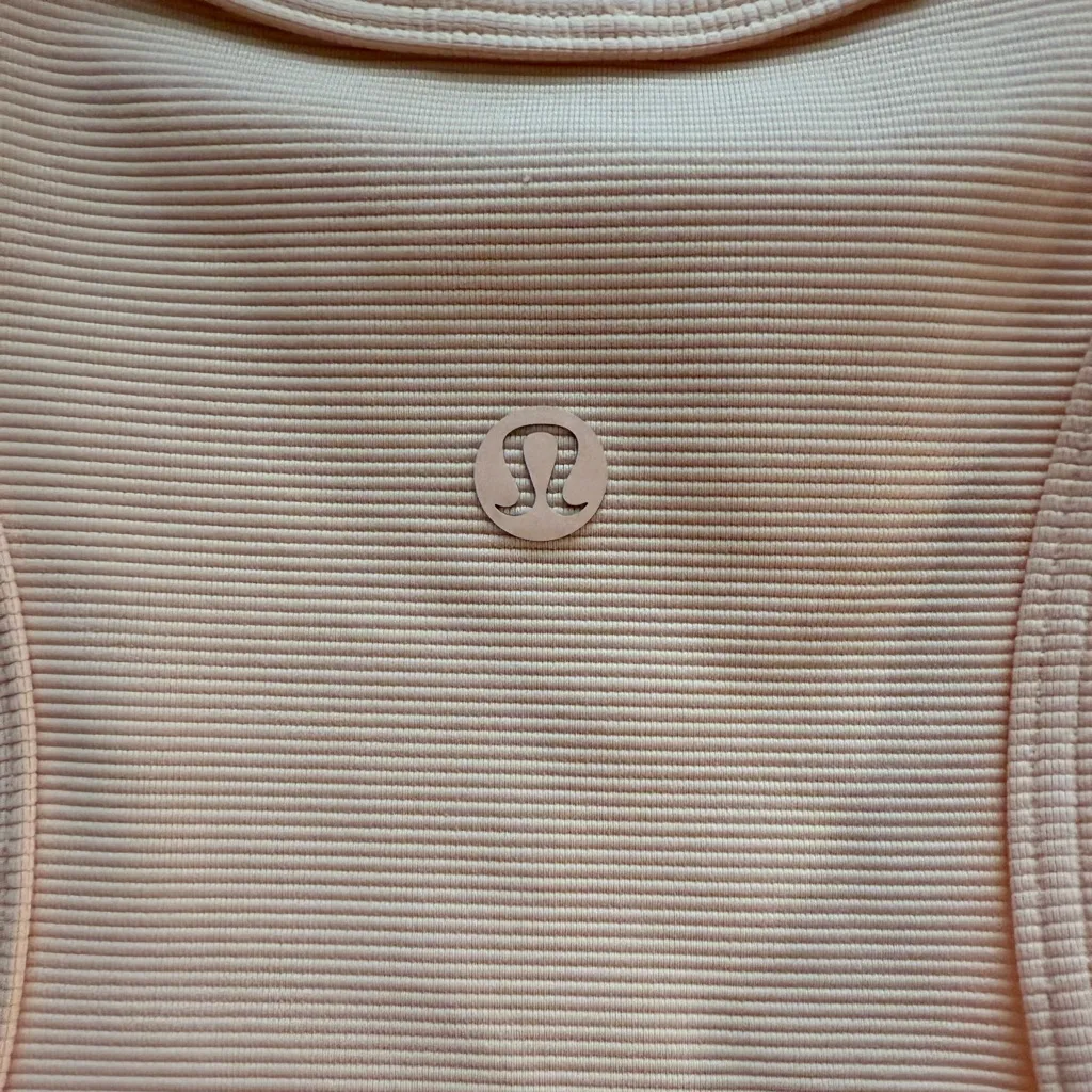 240 Lululemon Ebb To Street Racerback Crop Tank Pink Mist - Image 5