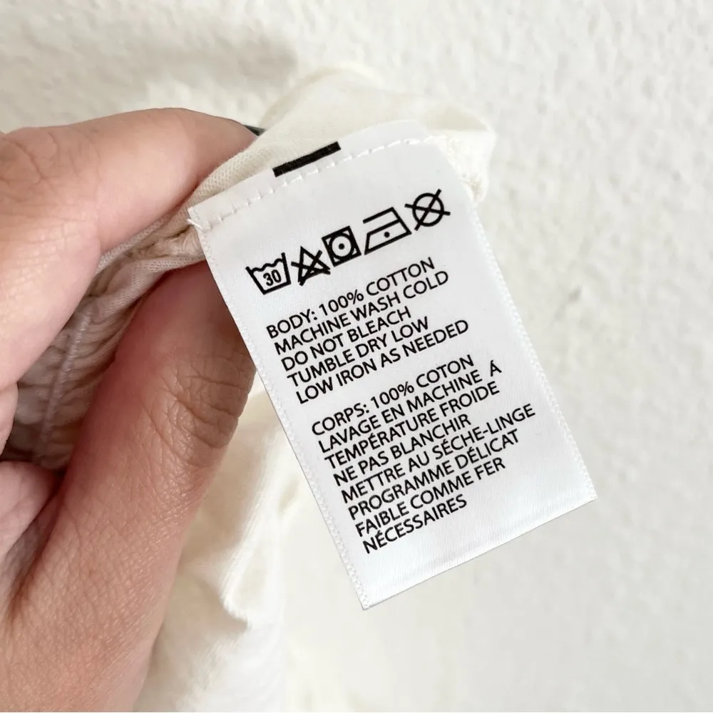 Truly Madly Deeply Loren Cream Ruffle Peplum Smocked Tube Top Size Small - Image 8