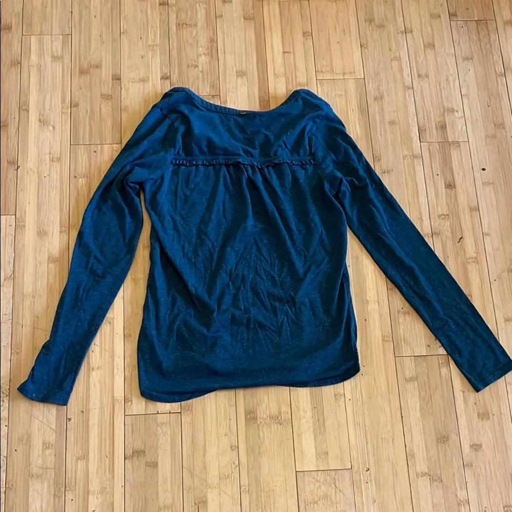 Prana Blue Long Sleeve Top - Image 2