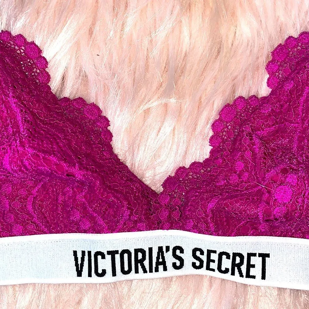 Victoria Secret fuchsia bralette S - Image 2