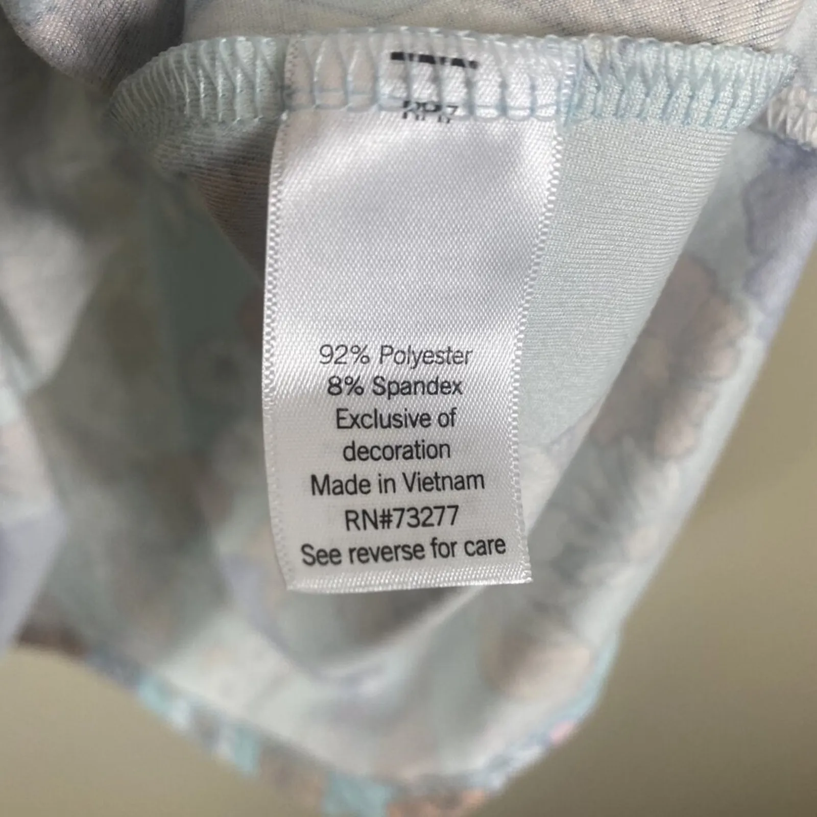 NWT SO Babydoll Mini Dress Womens S Light Blue Floral Boho Stretch Cottagecore - Image 5