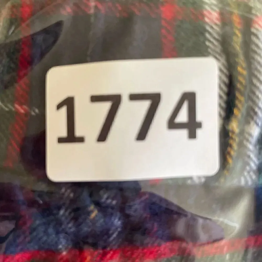 2 for $30 Nordstrom Plaid Silky Fleece Wide Leg Pajama Pants  Sz S #1774 - Image 9