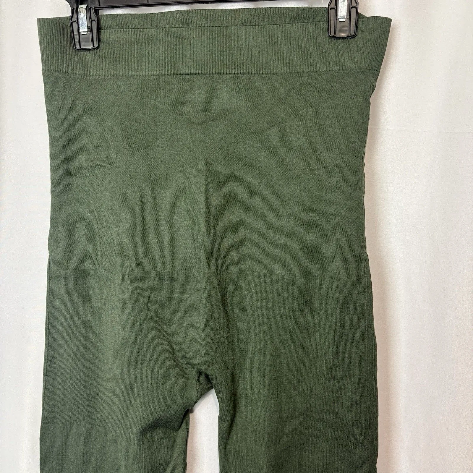 BLANQI EVERYDAY Maternity Belly Support Leggings Size Large Forest Night Green - Image 6