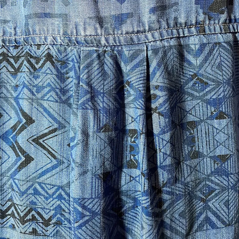 Philosophy L denim abstract dress - Image 5