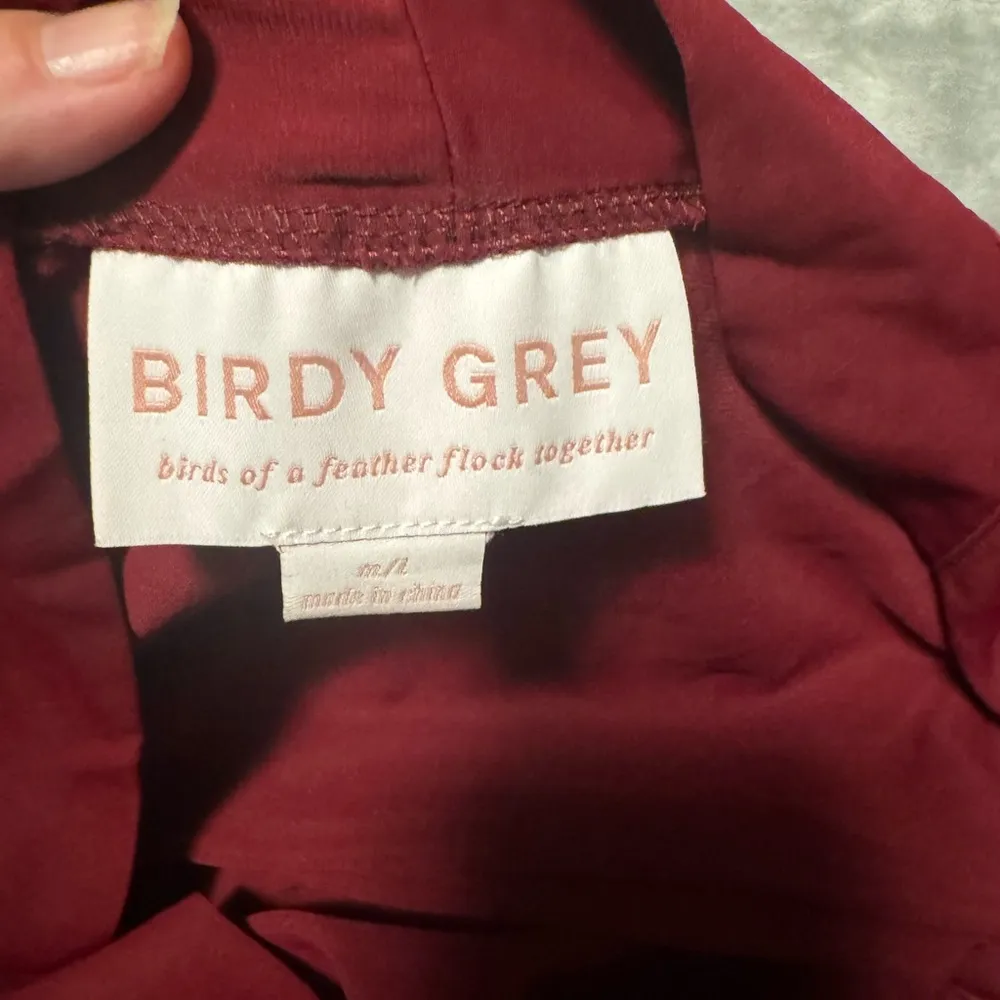 Birdy Grey Rich Burgundy Robe - Image 3