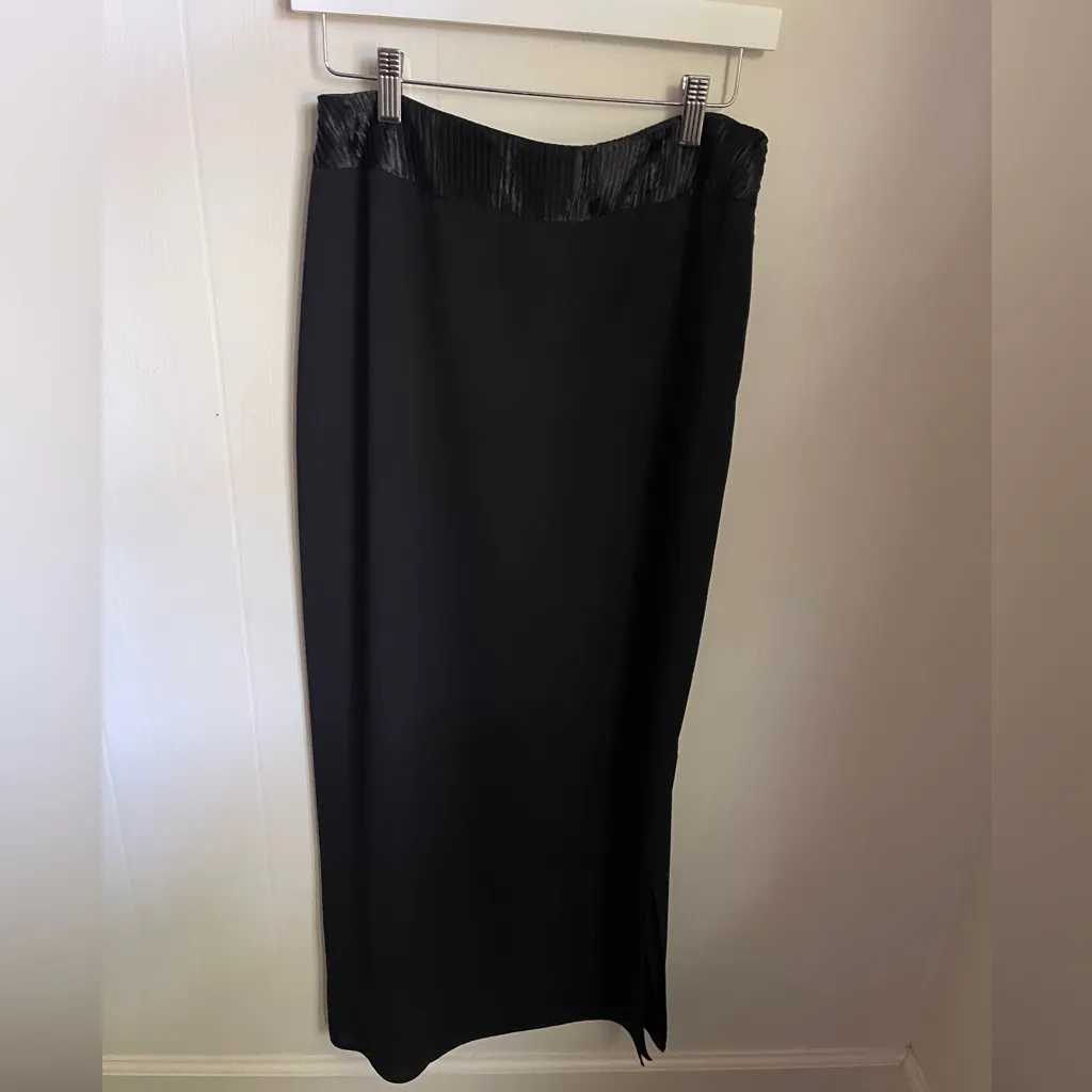 Joseph Ribkoff Vintage Bustier Top Dress Mesh 2-Piece Full Length Skirt Goth 90s - Image 11