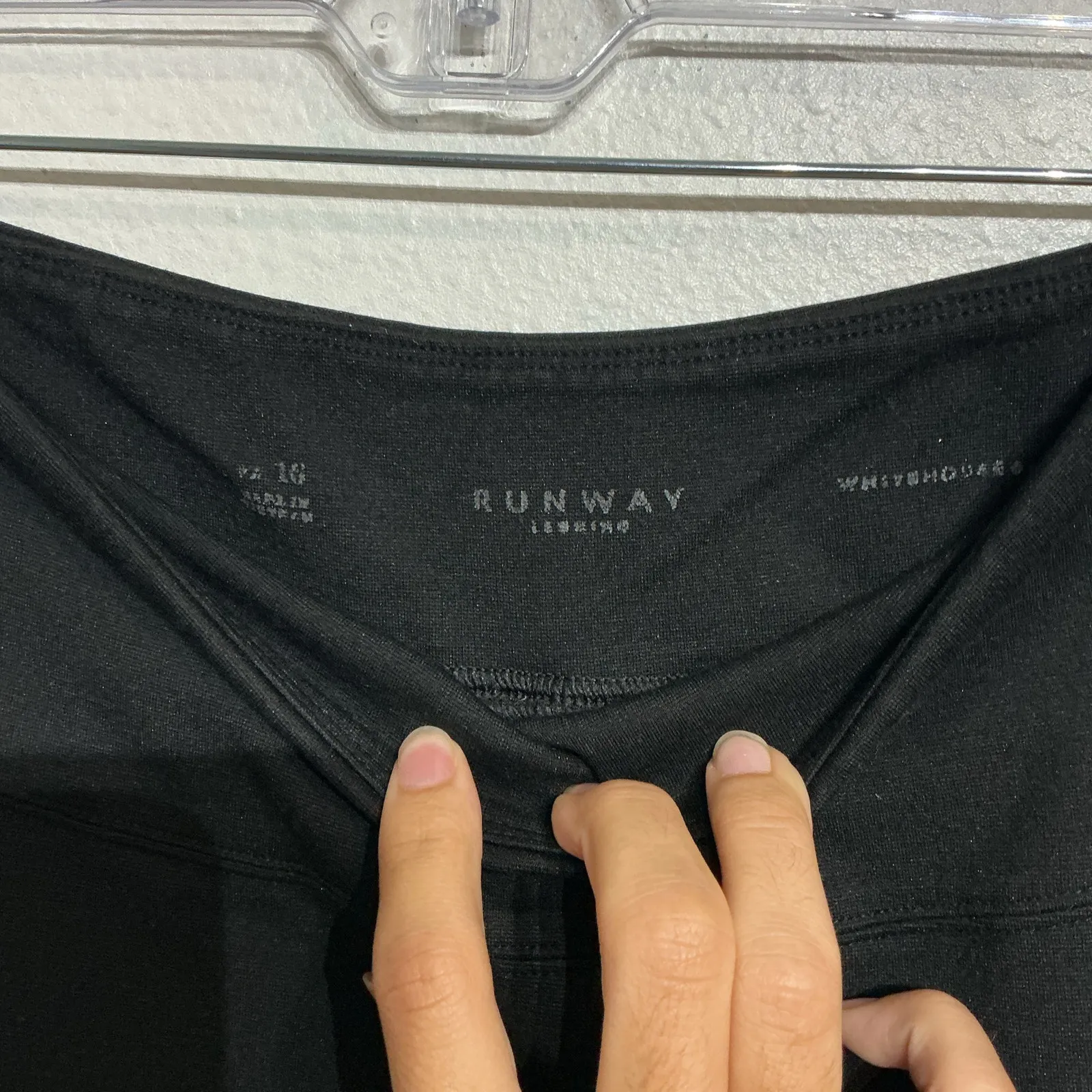 White House Black Market Gray Runway Leggings Sz 16 - Image 5