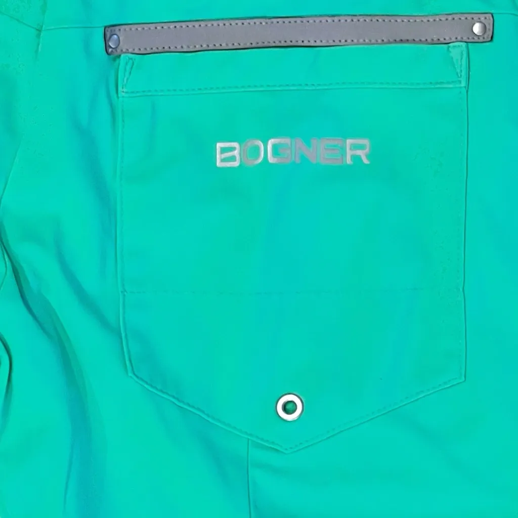 Bogner Women's Golf Pants RARE Green Size 8 Med Tech pant Zipper Leg Pockets EUC - Image 3