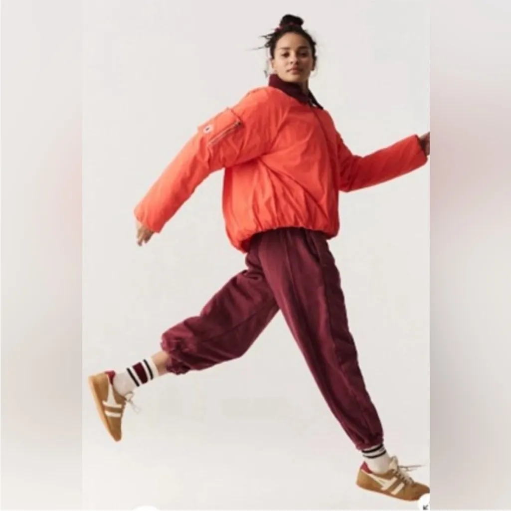 Free People FP Movement Outpost Bomber Puffer Jacket Size S - Image 4