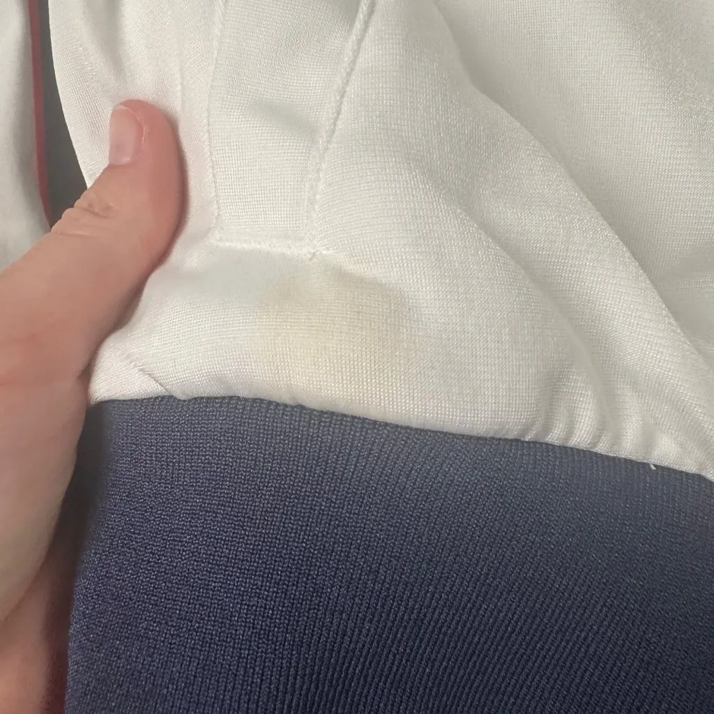 Champion Track Jacket Womens Large White Life Crown C Logo Full Zip Track Jacket - Image 9