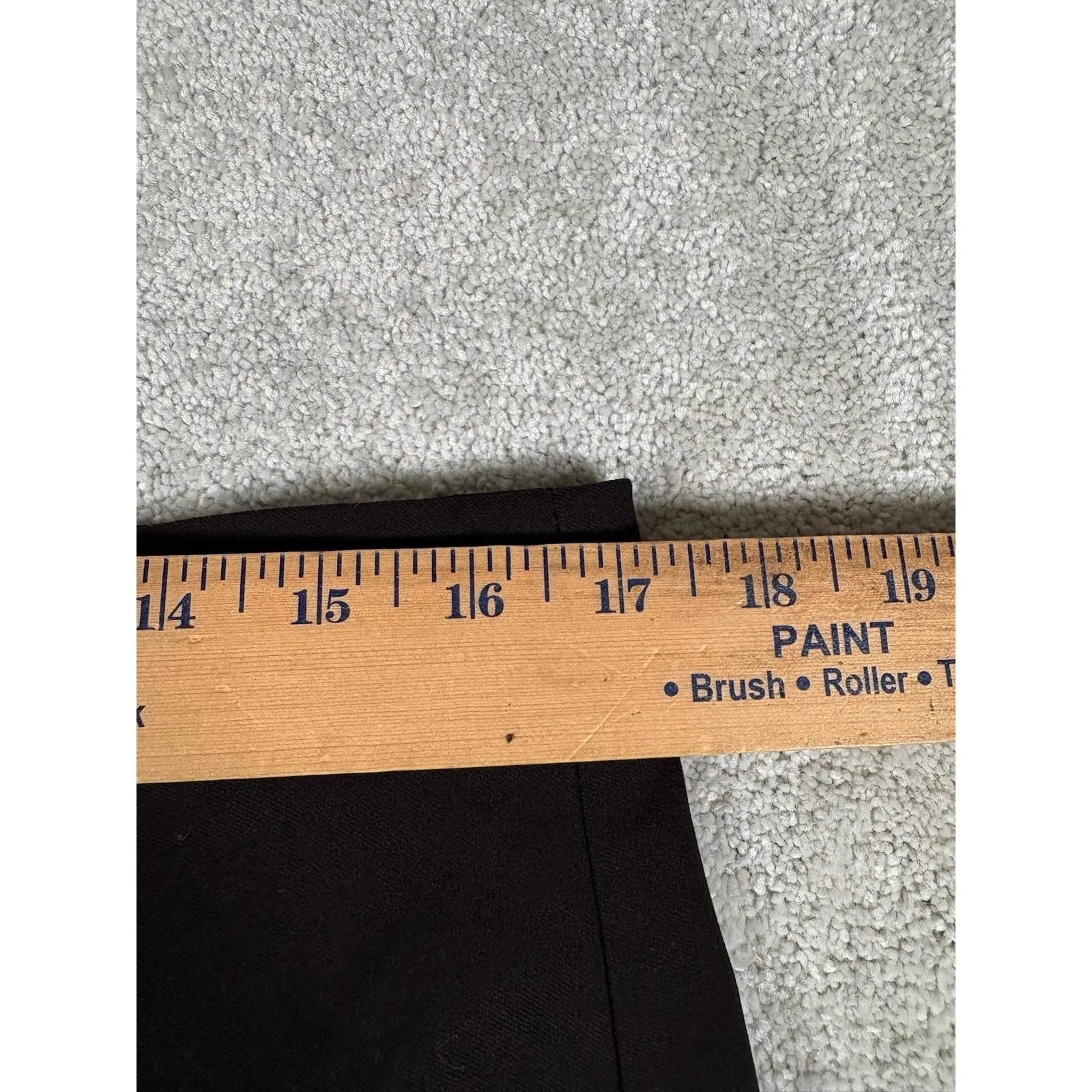 black garage skirt measuares large a line mini - Image 3