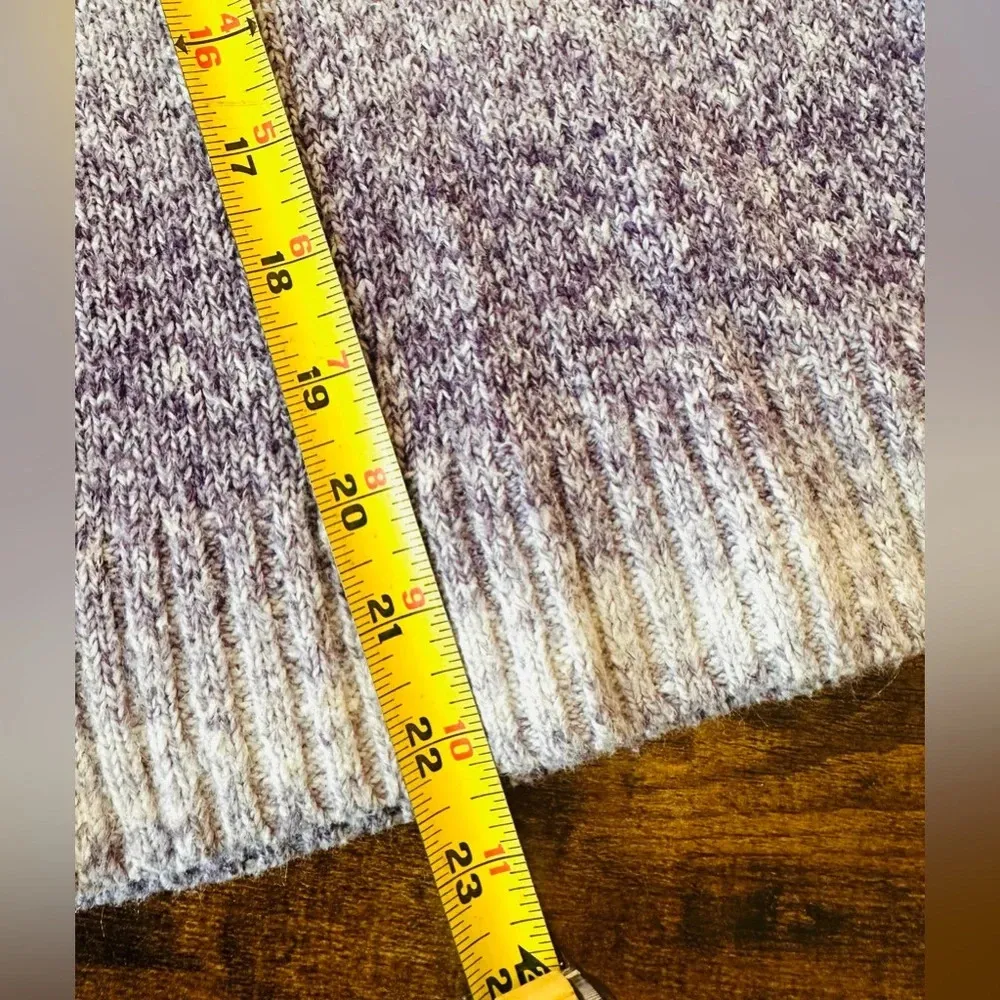 Columbia Turtleneck Sweater Purple Gradient - Size XS - Image 7