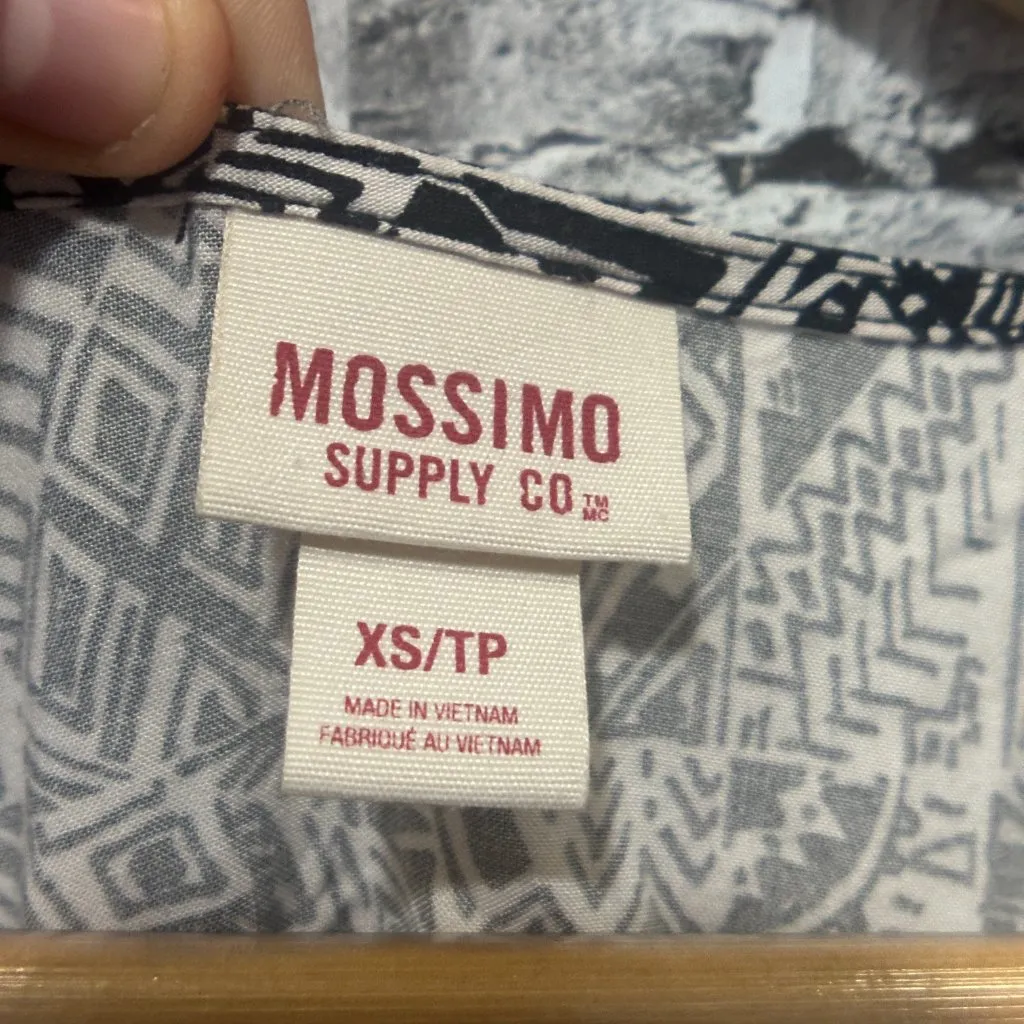 EUC Mossimo Supply Co Black & White Pattern Dress Size XS - Image 8