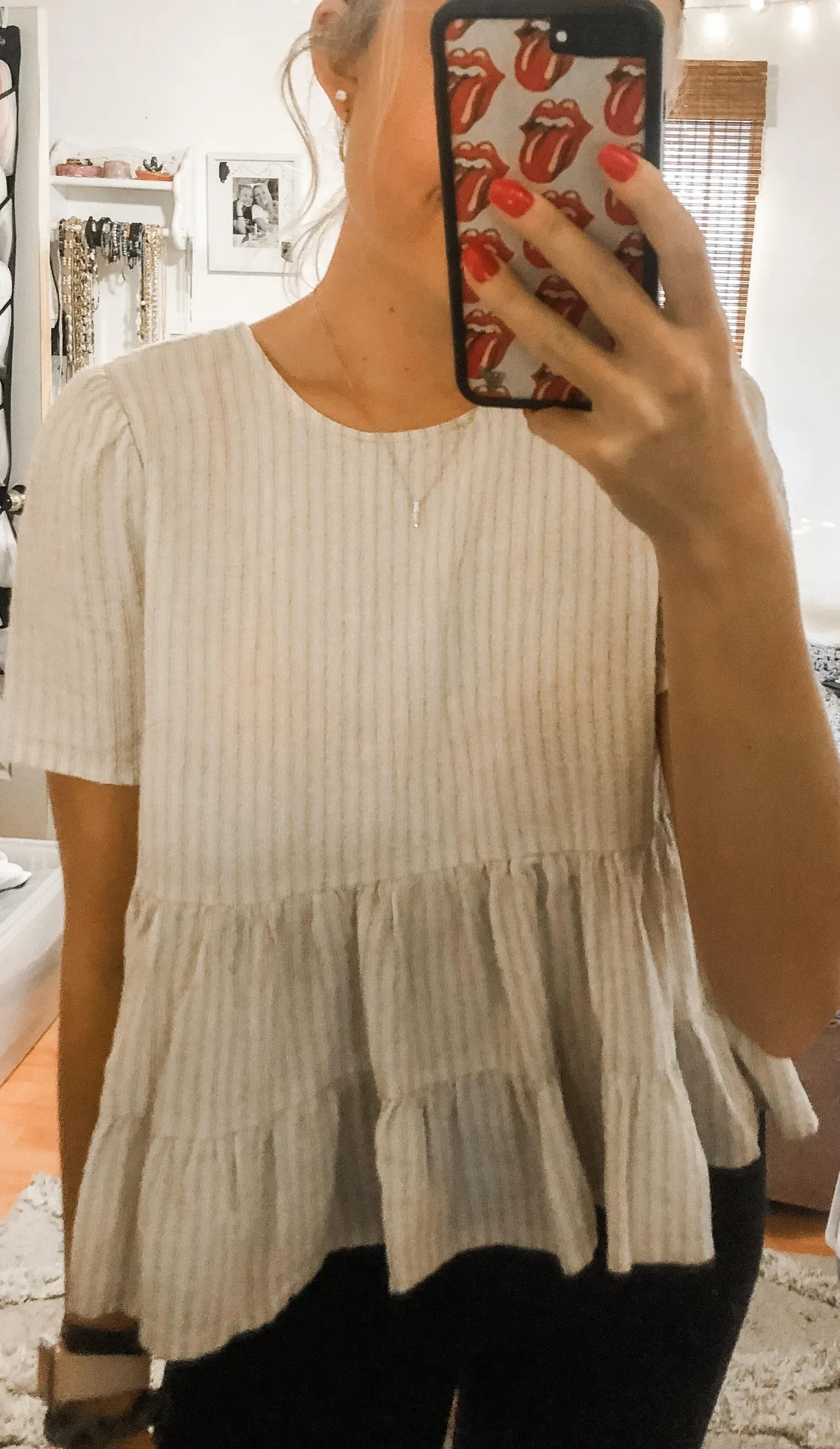 Ruffled Babydoll Shirt  - Image 3