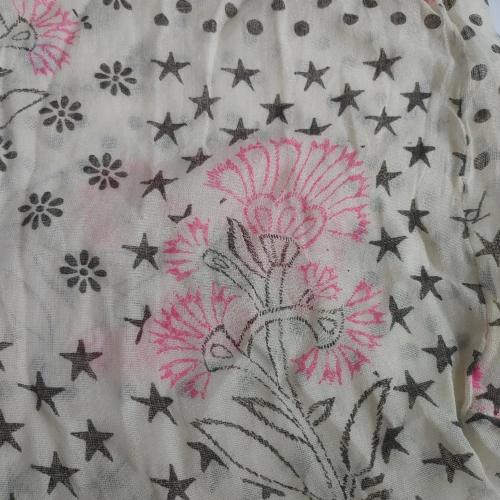 Free People Fabric Reusable Shoulder Tote Bsg - Image 4