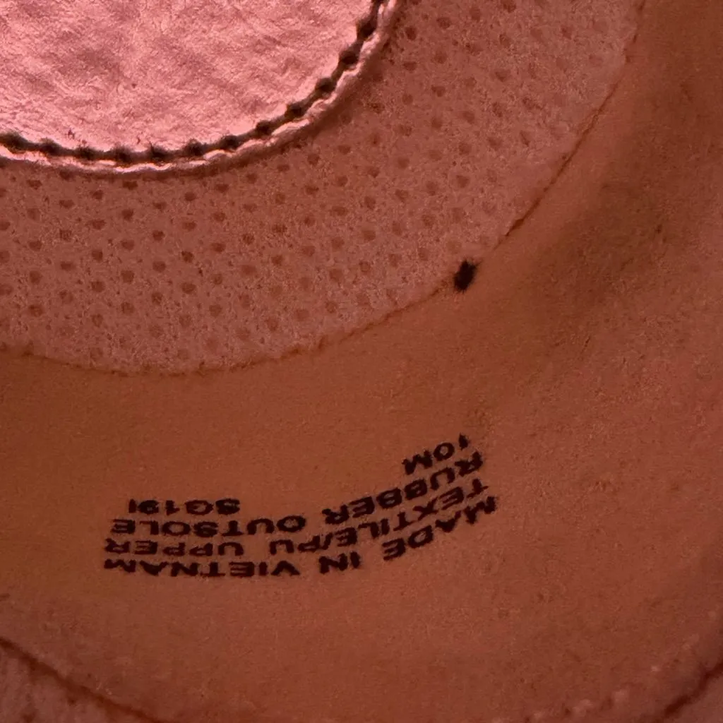 Michael Kors Hero Mixed-Media Trainer White/Iridescent Silver shoes size 10 - Image 6