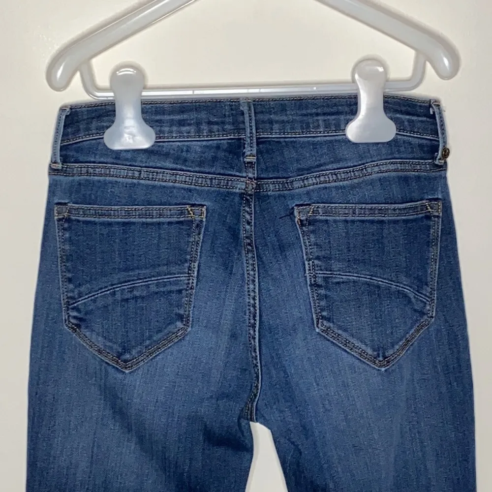 Driftwood Jackie Rome skinny floral embroidered distressed jeans size 25 - Image 5