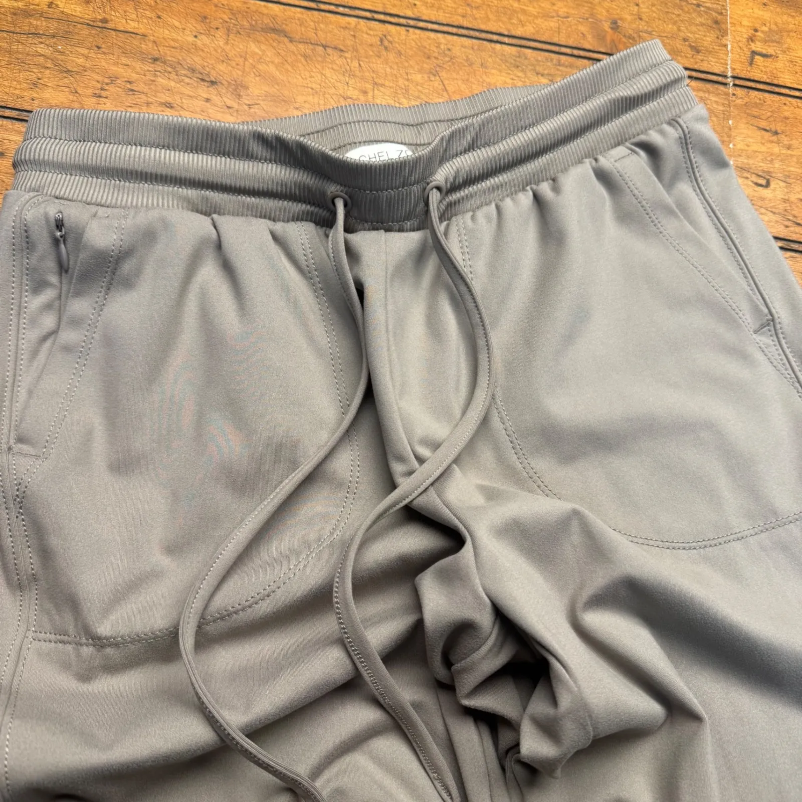 Rachel Zoe Women Jogger Pants Gray Size S Drawstring Waist Ribbed Cuffs Casual - Image 6