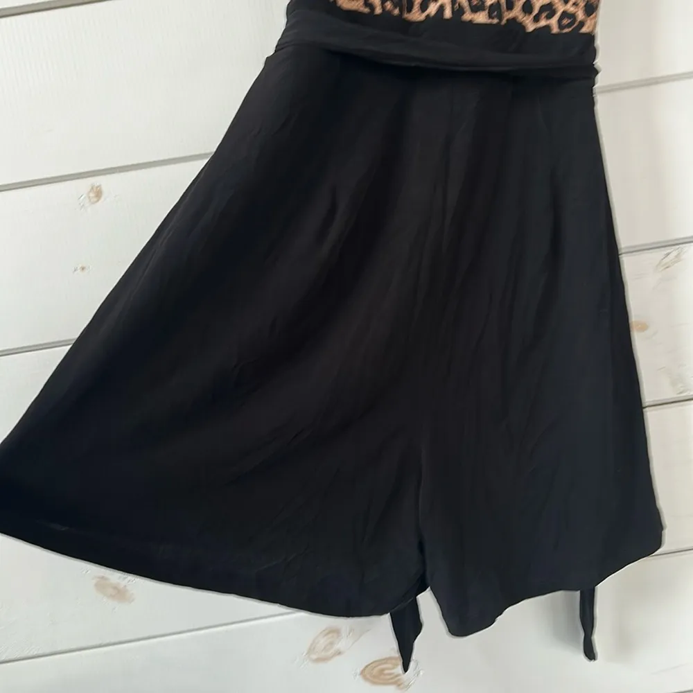 Torrid Studio Knit Surplice Animal Print 2Fer Romper NEW Size 1X - Image 11