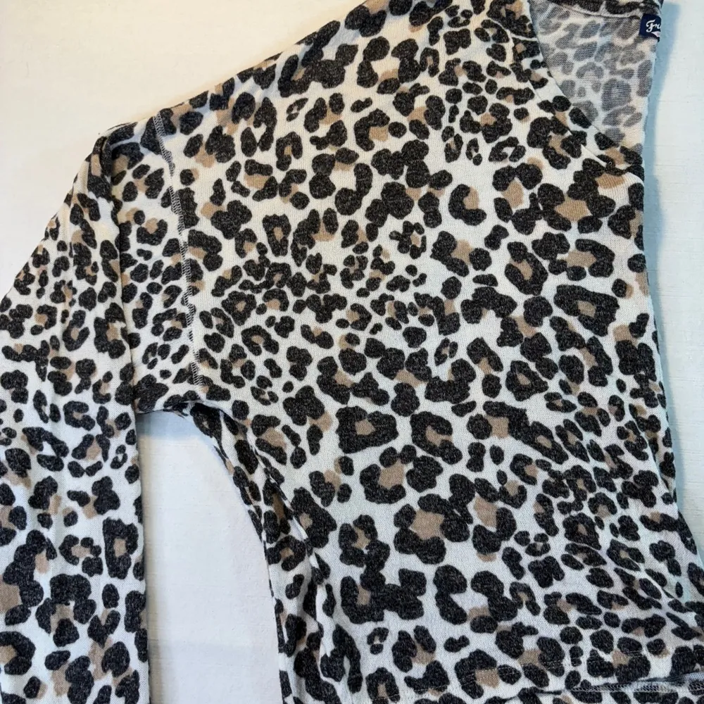 Freshman Black and Brown Cropped Top Size Large - Image 2