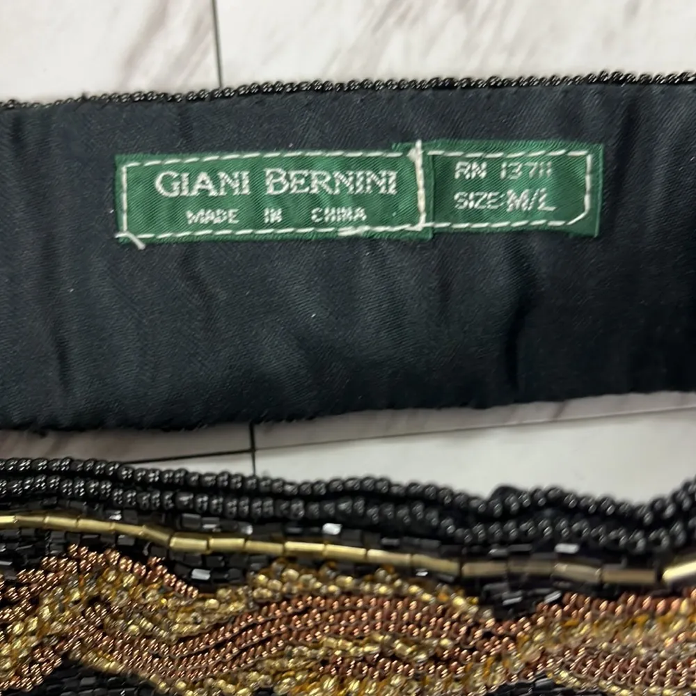 Giani Bernini Beaded Adjustable Belt M/L - Image 3