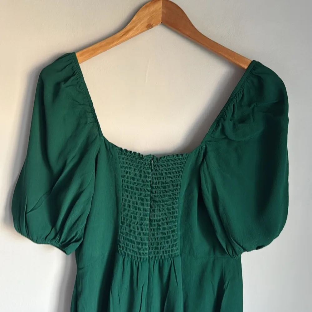 Reformation Jan dress in emerald 10 - Image 8